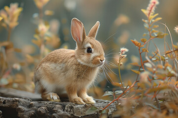 Fototapeta premium Rabbit in nature