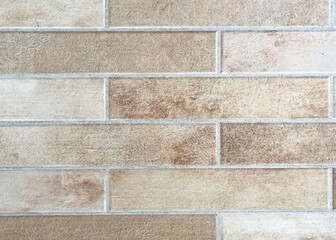 natural beige brick panel background