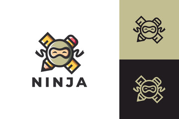 creative ninja logo vector © ardiesdesign