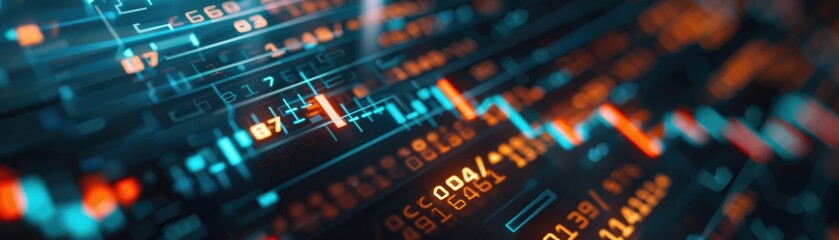 Currency exchange, holographic market data, futuristic financial hub, advanced technology