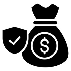 Security Investment  Icon Element For Design