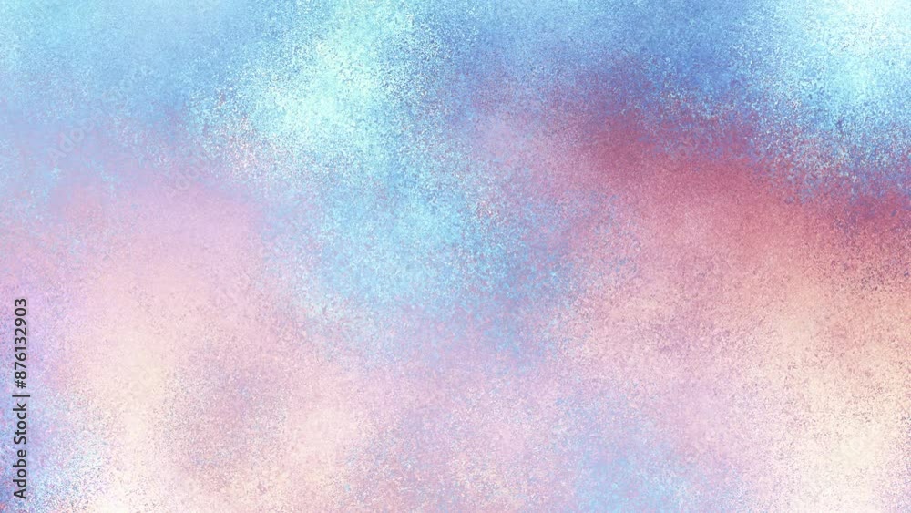 Poster Seamless colorful abstract background with rough grain for loop playback. Dynamic gradient animation with grainy grains on abstract background
