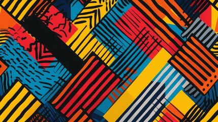 abtrack Background Geometric linear pattern, bold contrasting colors