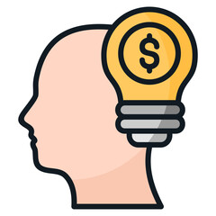 Investment Ideas  Icon Element For Design