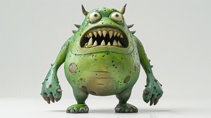 3D monster cartoon character