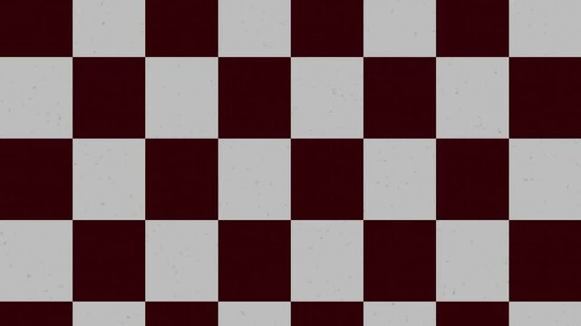 Brown and white checker background, chess