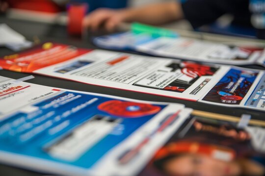 Informational Blood Donation Flyers for High School Students Featuring Bright Graphics and Key Facts