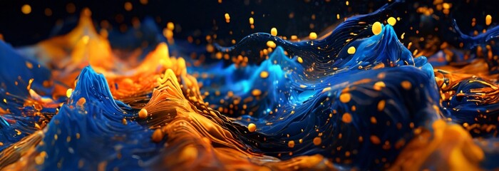 Digital science futuristic technology light rays stripes lines light background. AI generated, 3d Futuristic Cosmic Design. Technology Background. Visual Presentation on the Analysis of Big Data.