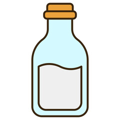 bottle of milk illustration