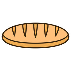 illustration of a bread