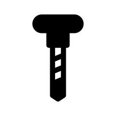Screw Icon Vector Symbol Design Illustration