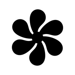 Flower Icon Vector Symbol Design Illustration