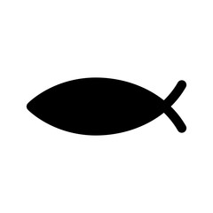 Ichthys Icon Vector Symbol Design Illustration