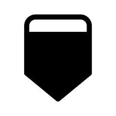 Obraz premium Bookmark Icon Vector Symbol Design Illustration