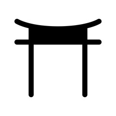 Shinto Icon Vector Symbol Design Illustration