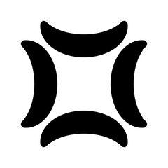 Anger Icon Vector Symbol Design Illustration