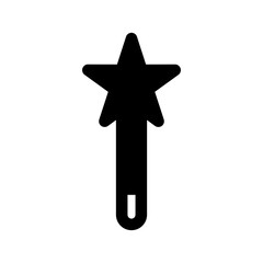 Magic Wand Icon Vector Symbol Design Illustration