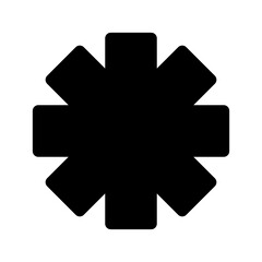 Asterisk Icon Vector Symbol Design Illustration