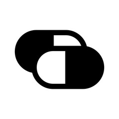 Obraz premium Drug Icon Vector Symbol Design Illustration