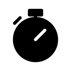 Stopwatch Icon Vector Symbol Design Illustration