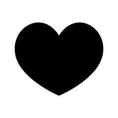 Heart Icon Vector Symbol Design Illustration