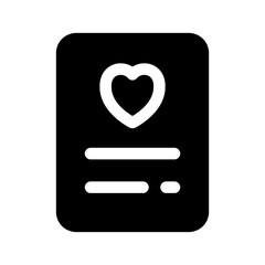 Invitation Icon Vector Symbol Design Illustration