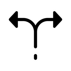 Direct Arrow Icon Vector Symbol Design Illustration