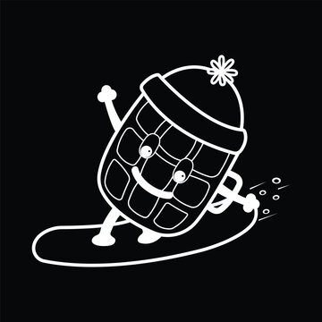 recommend clip art: barrel skating sketch line art