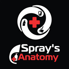 spray anatomy round medical logo