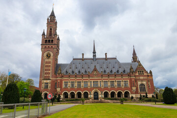 Peace Palace is an international law administrative building in The Hague, the Netherlands