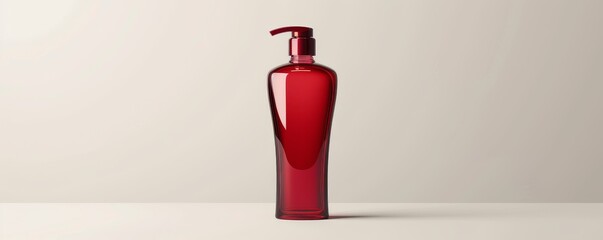 a bottle of conditioner, bathroom item, realistic illustration, sleek design, isolated on white background.