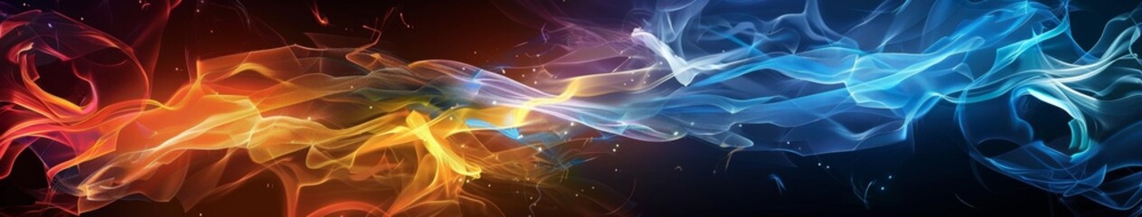 Fototapeta premium High-Resolution AI-Generated Wallpaper Featuring Diverse Abstract Curves and Vibrant Colors, Perfect for Modern Backgrounds and Creative Designs