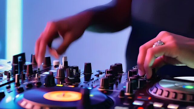 Di at the decks