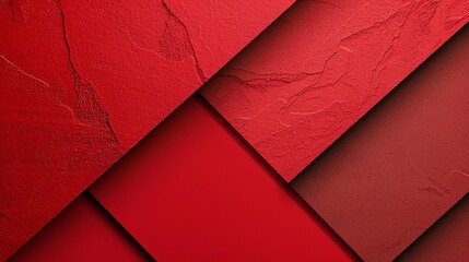 Red Geometric Abstract Background