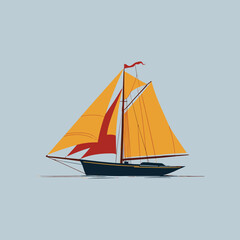 sailing ship on the sea