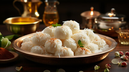 rosogolla - the most famous Indian or Bengali sweets