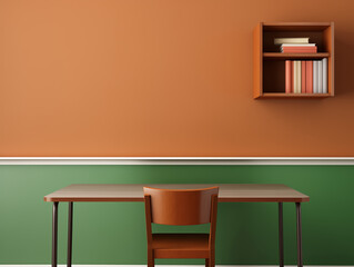 elementary school desk, minimalist designs
