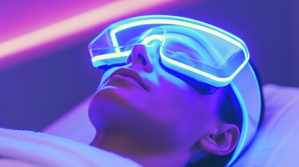 A futuristic wellness center offers strange