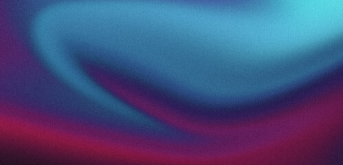 Abstract background with a grainy texture and a color gradient flowing from blue to pink