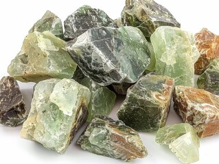 Mineral stone isolated on a white background