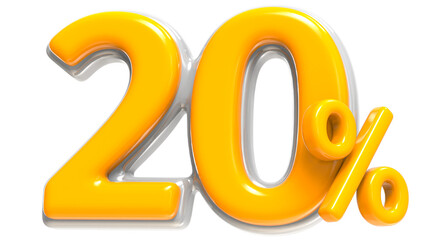 20 Percent 3D Rendering