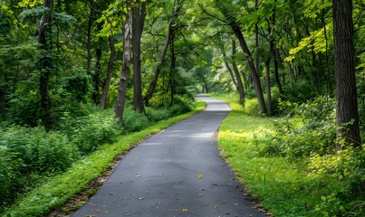 Peaceful Woodland Path