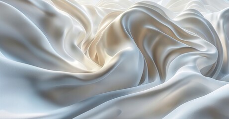 Soft White 3D Background