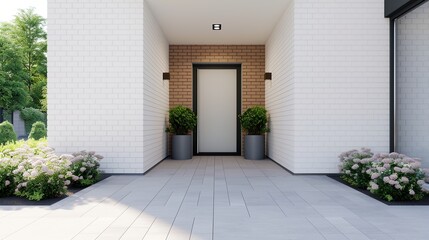Capture urban vitality with dynamic sidewalk scenes, diverse architecture, and bustling cityscapes. Clean and Clear Color, Realistic Photo, , Minimalism,