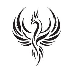 Phoenix Logo Vector. Phoenix Logo Stock Illustrations isolated on white