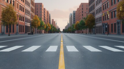 Obraz premium Capture the energy of city living with dynamic cityscape illustrations and bustling street scenes. Clean and Clear Color, Realistic Photo, , Minimalism,
