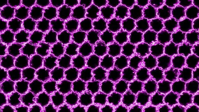 Electric margenta hexagonal background
