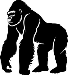 Gorilla Silhouette Vector