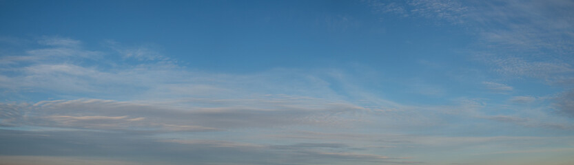 Blue sky after rain,. Beautiful Cumulus clouds flying across the sky,