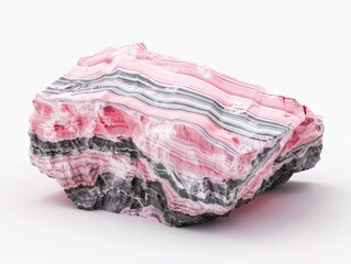 Fototapeta premium Mineral stone isolated on a white background